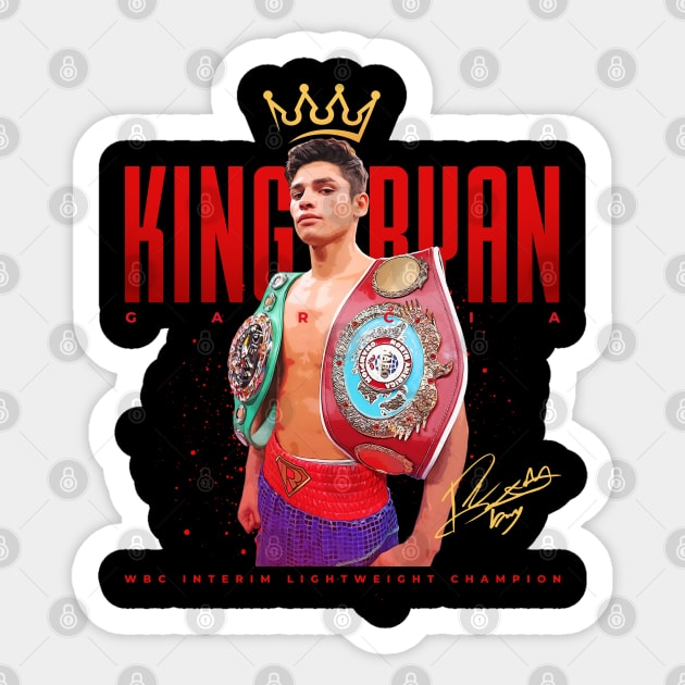 King Ryan Garcia Sticker by Juantamad